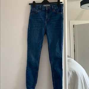 Blue Topshop Jamie Jeans